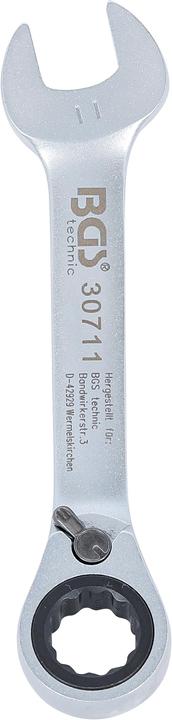 Immagine prodotto BGS Chiave ad anello a cricchetto corta reversibile SW 11 mm (11 mm)