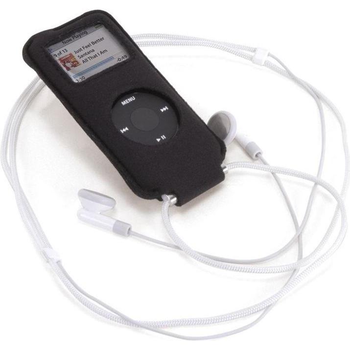 Tucano Tutina - Custodia per iPod Nano 2G (nero), Cover + Custodia MP3, Nero