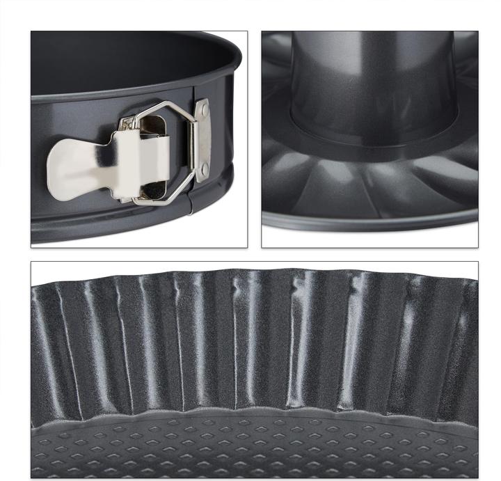 Produktbild Relaxdays Backformset 5tlg.