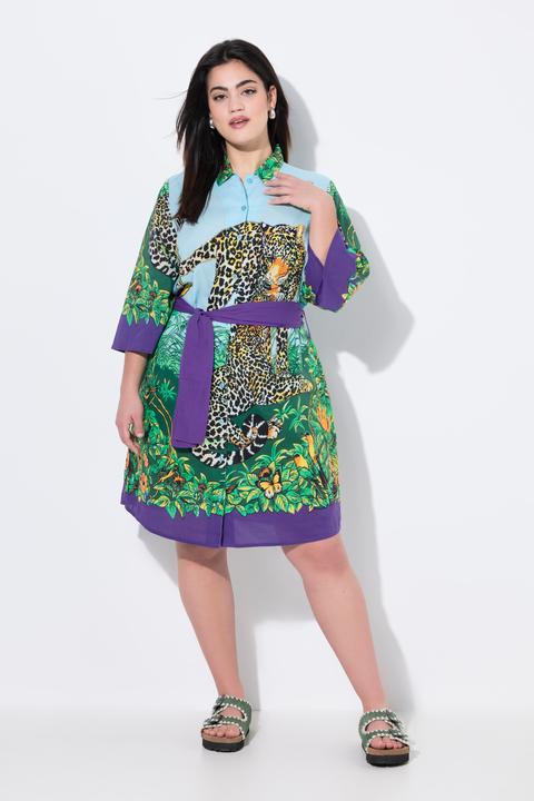Produktbild Angel of Style Kleid, A-Linie, Leo-Muster, Perlen-Stickerei (52)