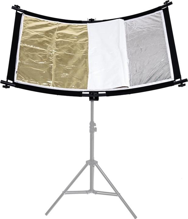 Produktbild Caruba Curved Face Reflector Pro Kit 110cm x 60cm (incl uitbreidings set) (Reflektor)