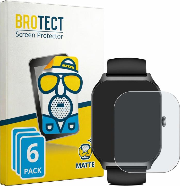 Produktbild BROTECT Entspiegelungsfolie für Kriutefy Smartwatch 1.83" Displayschutz Displayschutzfolie Folie Matt
