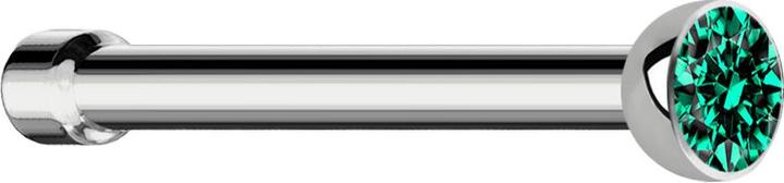 Immagine prodotto Star Piercing Borchia da naso dritta in argento con cristallo turchese (senza ottone, Titanio)