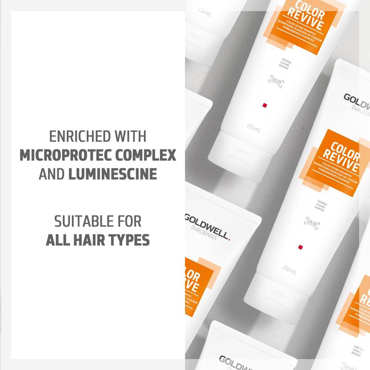 Actual product image Goldwell Color Revive Color Giving Shampoo Copper Shampoo (Liquid shampoo, 250 ml)