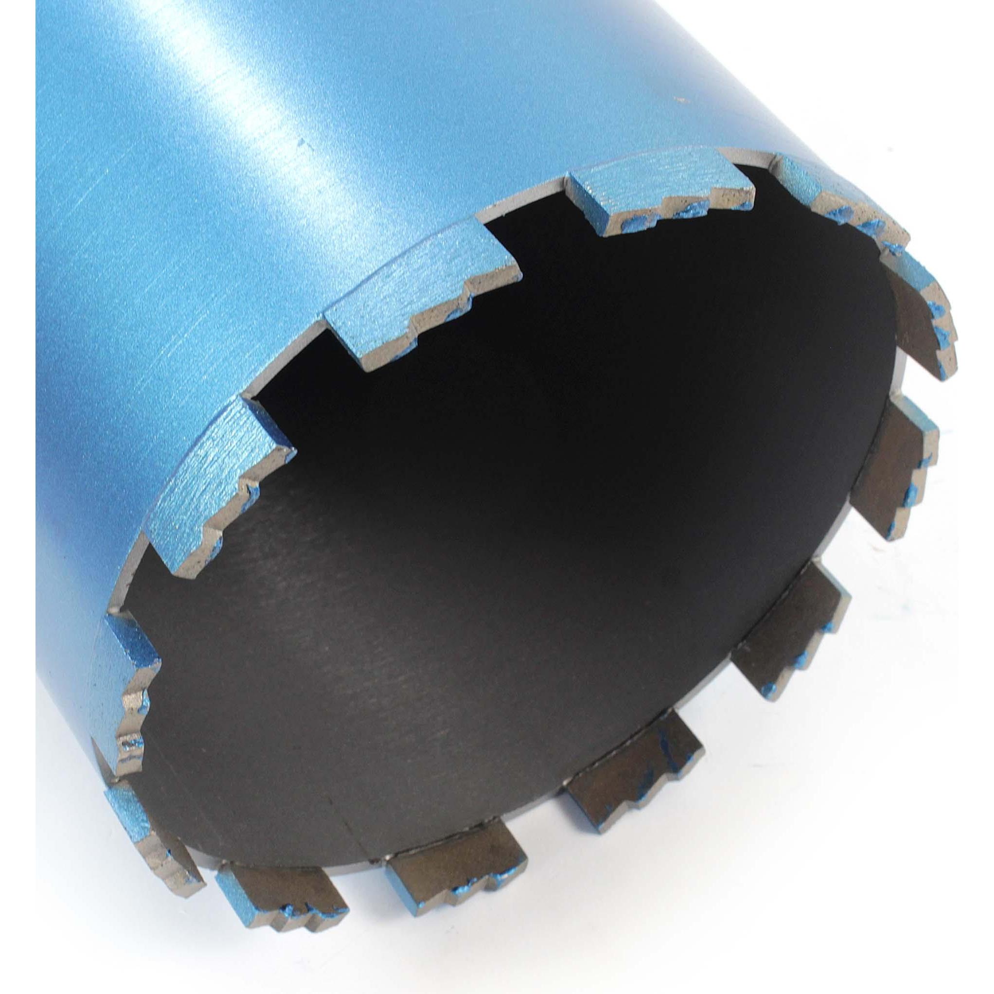 Thumbnail - Wiltec, Lochsäge, Diamantbohrkrone Shark Ø152mm Bohrkrone 450mm 1¼ UNC Diamantbohrer Beton (152 Millimeter)