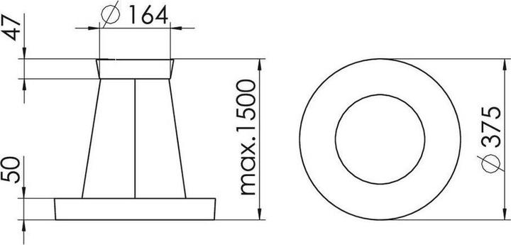Image du produit Ridi Suspension à LED (4890 lm)
