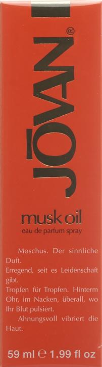 Actual product image Jovan Musk Oil Woman Eau de Parfum (Eau de parfum, 59 ml)