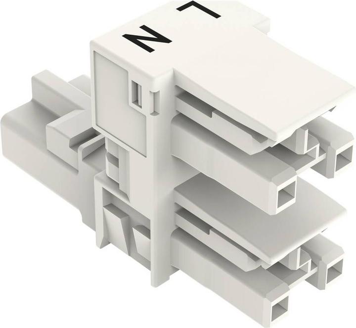 Produktbild Wago 770-1684 H-Verteiler 2-Pol. weiÃ Kod. A 2VK (Verteiler)