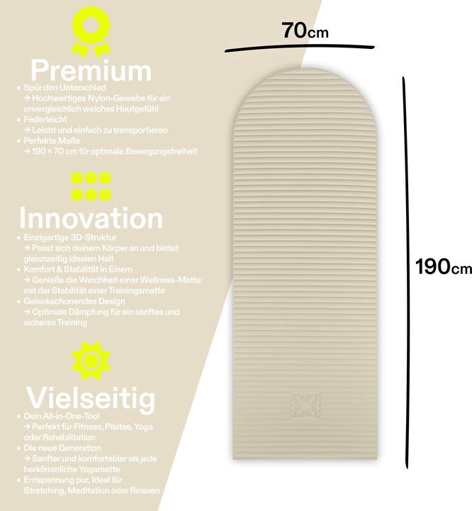 Produktbild Omnana COMFY Yogamatte (8 mm)