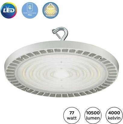 Produktbild Philips CoreLine Highbay Value BY100P 10000lm/840 Bredstrålende (WB) Grå (10500 lm)