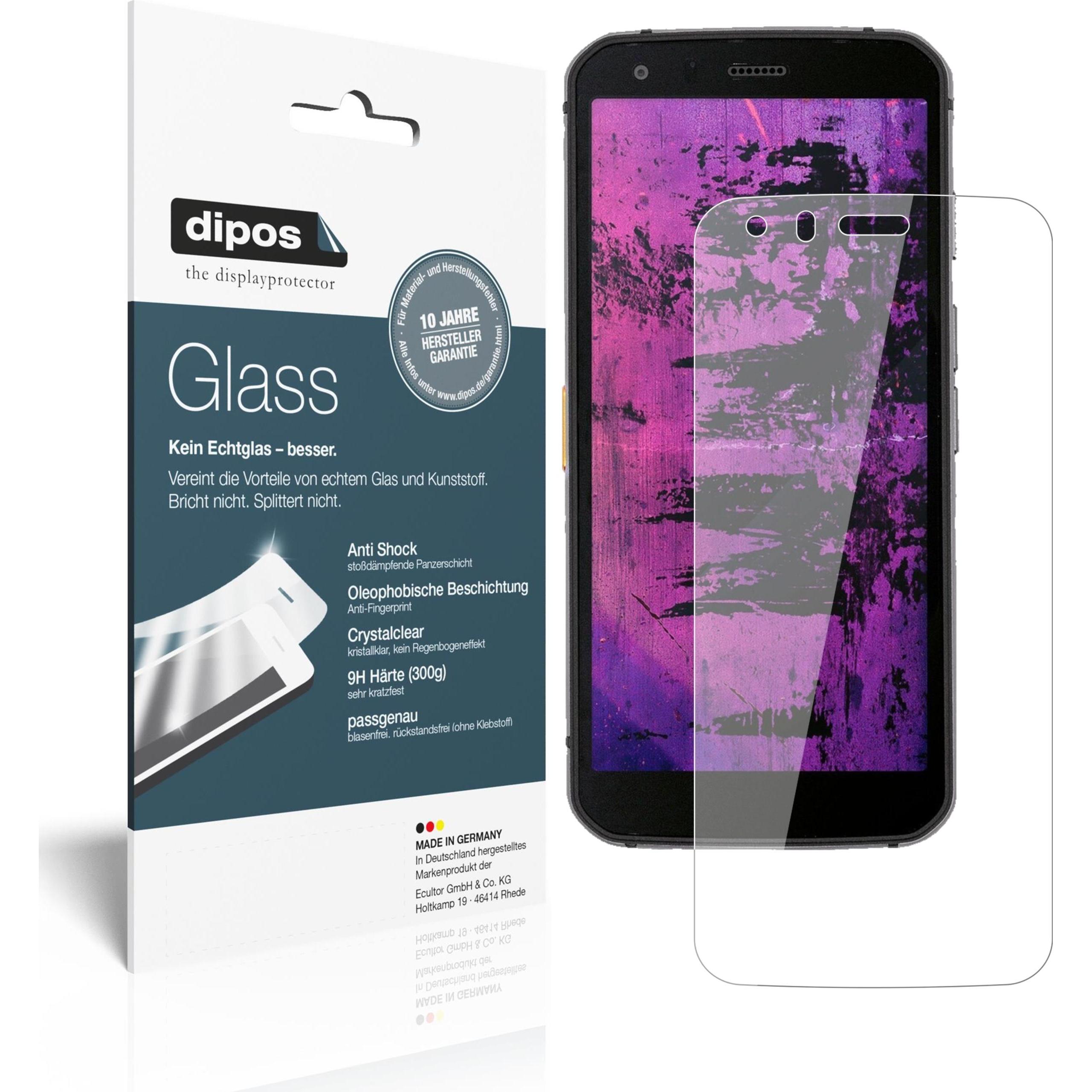 Dipos Displayschutz Anti-Shock (1 Stück, Cat S62 Pro), Smartphone Schutzfolie, Transparent