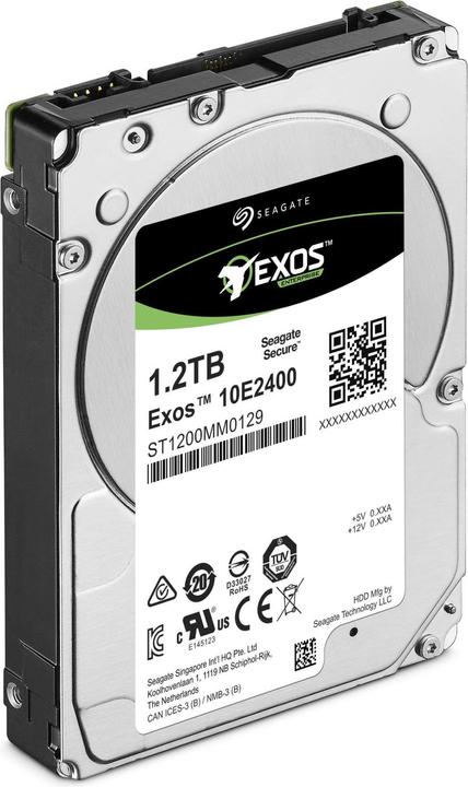 Produktbild Seagate HDD Exos 10E2400 Enterprise Performance, 2.5 inch, SAS, 10000rpm, cache, 512e, 4 (1.20 TB, 2.5", CMR)
