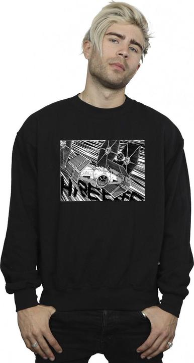 Actual product image Star Wars Mens Anime Plane Sweatshirt (L)