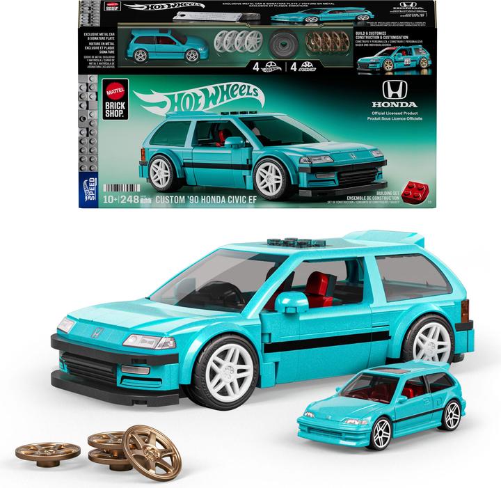 Actual product image Mattel Brick Shop Hot Wheels Speed Honda 2