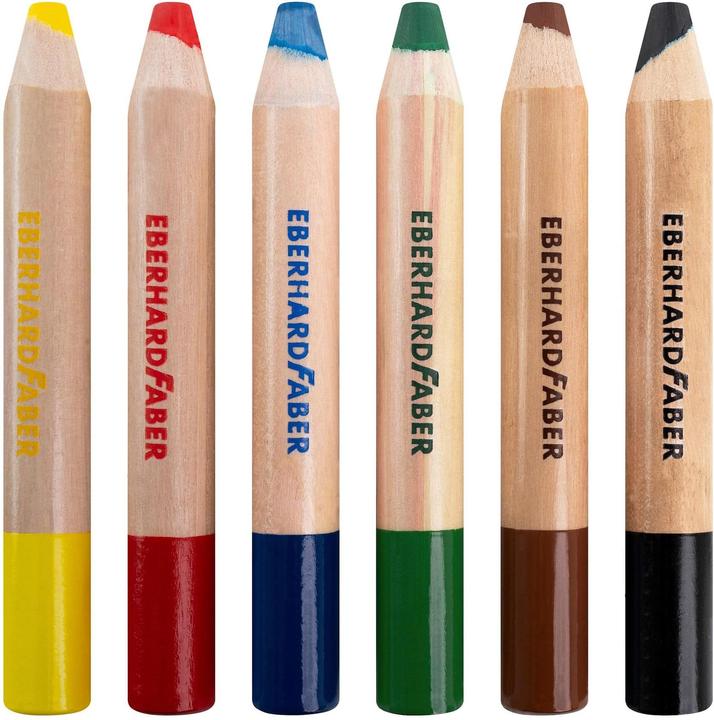 Produktbild EberhardFaber Farbstifte Jumbo MiniMaxi 6 Stück (Mixed Colour, 6 x)