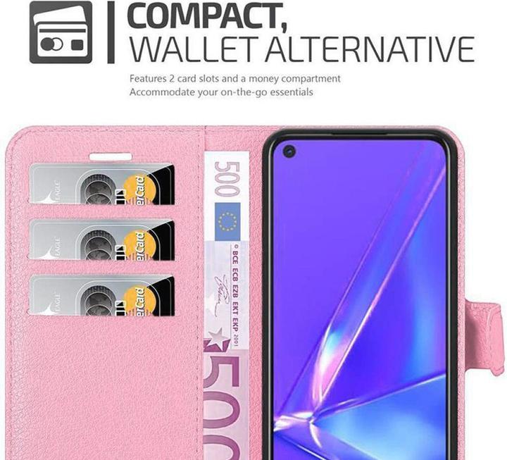 Actual product image Cadorabo Book with stand function cover (Oppo A72)