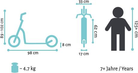 Immagine prodotto Star Scooter Tavola da corsa XXL