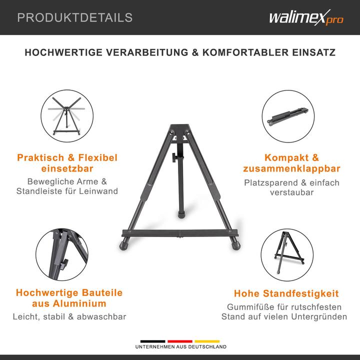 Actual product image Walimex pro Aluminium table easel 40x60cm