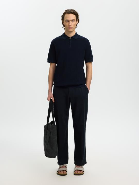 Produktbild Selected Slhcran Ss Knit Structure Zip Polo Noos (M)