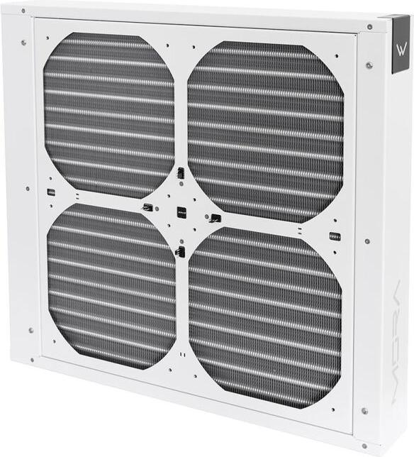 Actual product image Watercool MO-RA IV 400 fan frame - 200mm, white (200 mm, 1 x)