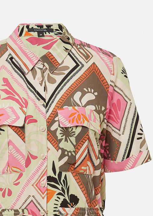 Actual product image Comma Kleid Hemdblusenkleid mit All-over-Print (32)