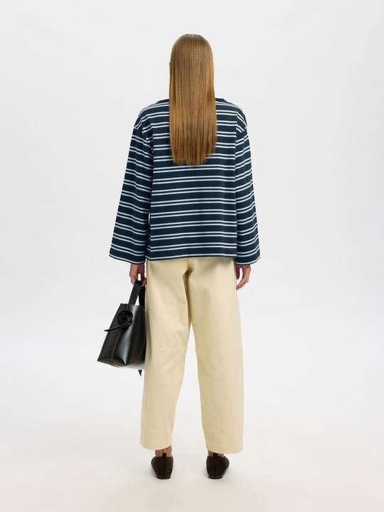 Immagine prodotto Selected U-Boot-Ausschnitt Oberteil mit langen Ärmeln (S)