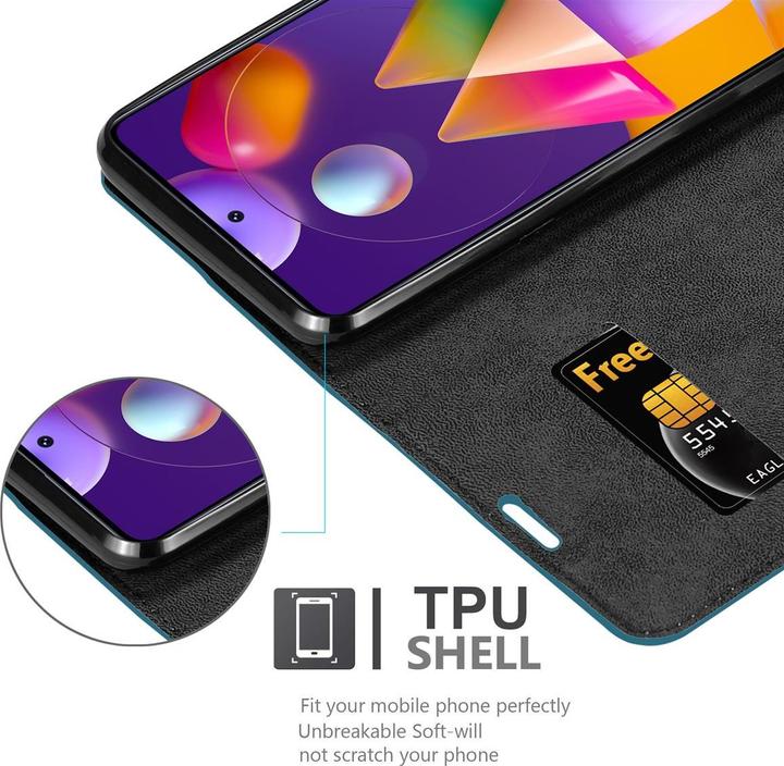 Actual product image Cadorabo Book Invis. Magnet sleeve (Samsung Galaxy M31s)