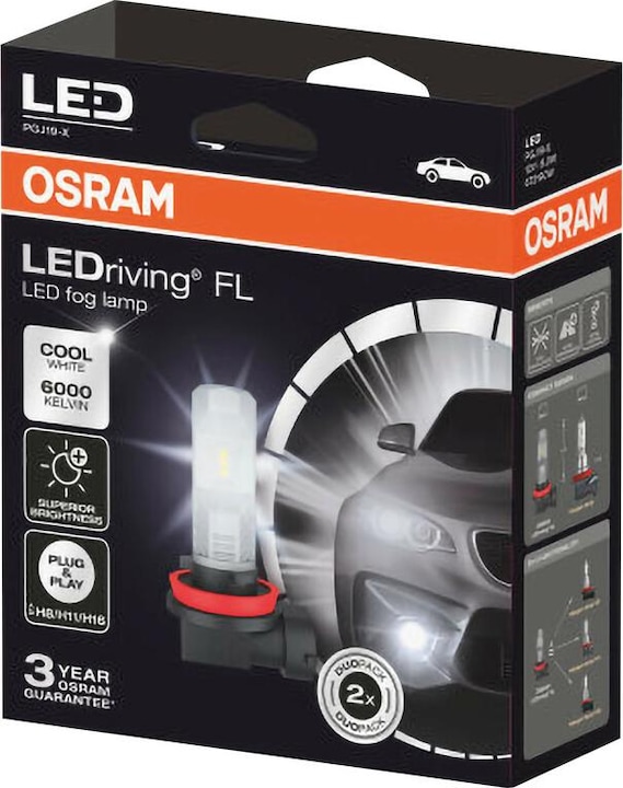 Actual product image Osram LEDriving FL (H8, H11, H16)