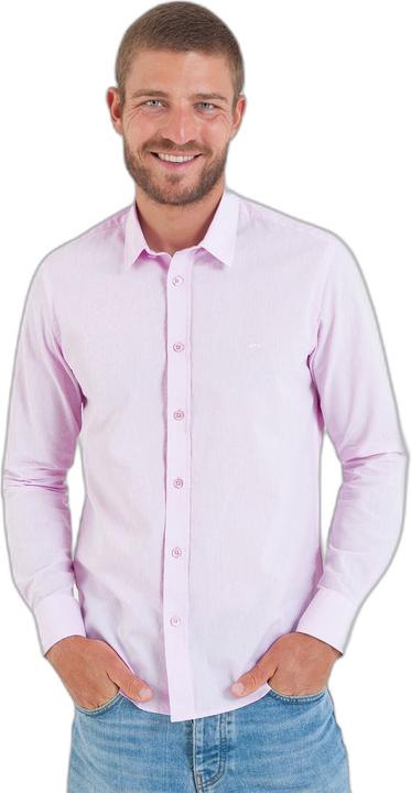 Immagine prodotto Camberabero Camicia a maniche lunghe in cotone lino tinta unita (3XL)