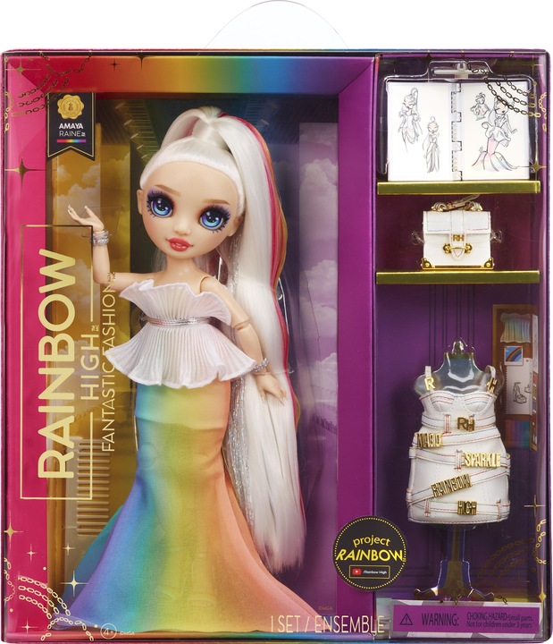 Actual product image Rainbow Fashion doll (assorted)
