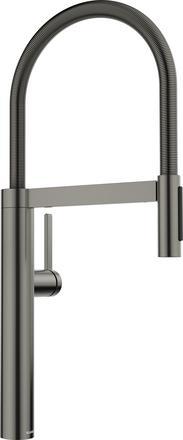 Blanco CULINA-S II satin dark steel | High pressure | With retractable hose | Change of clear water