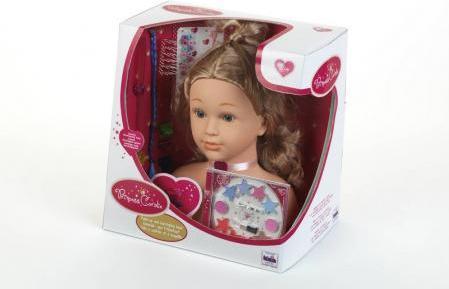 Actual product image Theo Klein Princess Coralie make-up and hairdressing head "Sophia"
