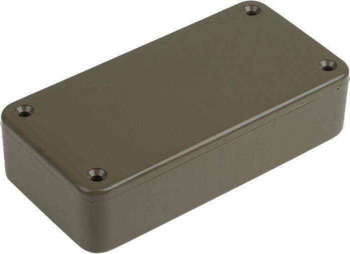Produktbild RS PRO ABS Universal-Gehäuse, Grau, Aussenmass 100 x 50 x 25mm, IP54 (Gehäuse)