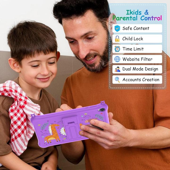Produktbild Blackview Tab 50 Kids (8", 64 GB, Purple)