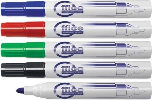 Forpus Žymeklių baltai lentai rinkinys, 1-3 mm, apvali galvutė, 4 spalvos (4x)