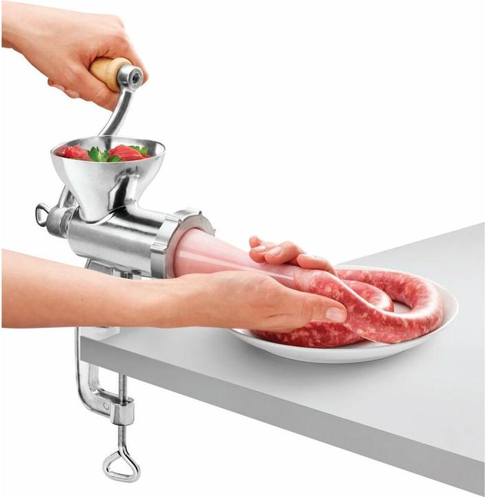 Actual product image Metaltex Mincer set 'Jack' size 8 aluminum