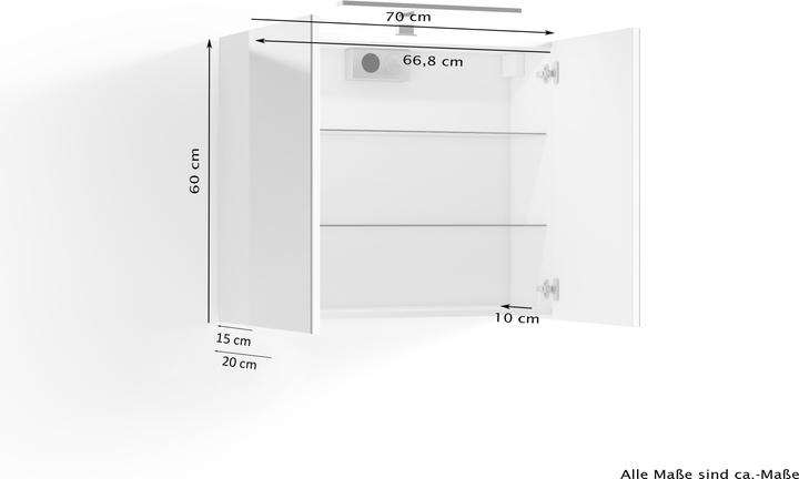 Produktbild ByLiving Spree (70 x 20 x 60 cm)