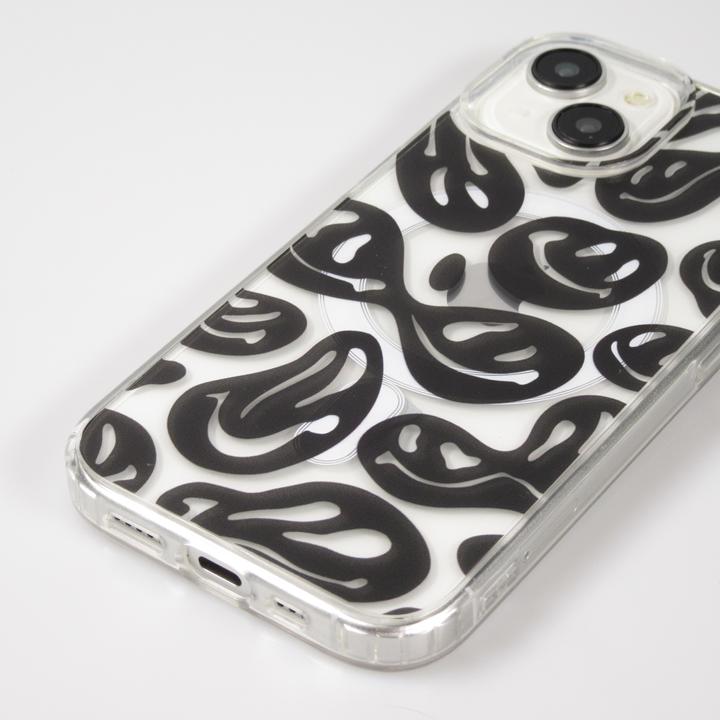 Produktbild PhoneLook Hülle Gummi Silikon MagSafe transparent Liquid Smiley (Apple iPhone 15)