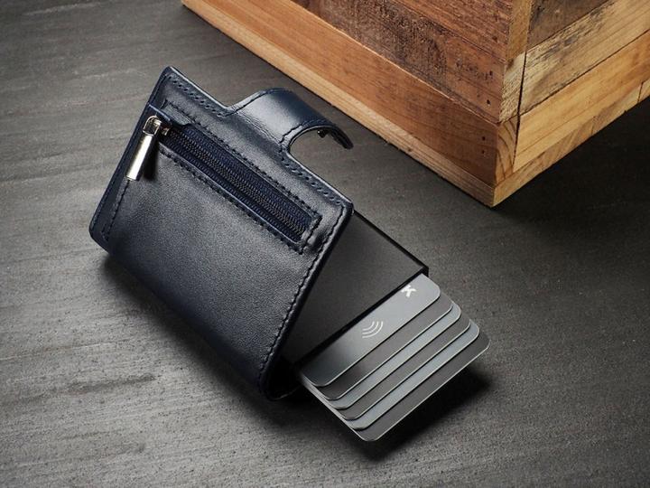 Actual product image Pularys Wallet SOHO ZIP credit card holder