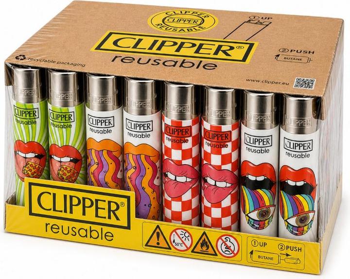 Produktbild Clipper Psychedelic Lips Feuerzeug