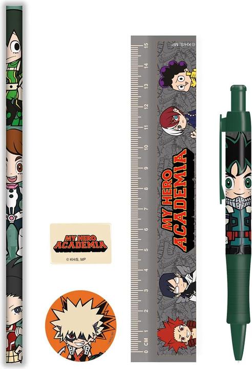 Actual product image My Hero Academia Chibi Stationery Set