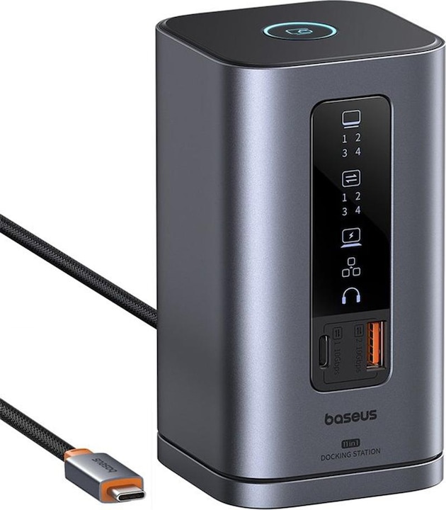 Image du produit Baseus Station d'accueil Spacemate 11-en-1 (USB-C, 11 Ports)