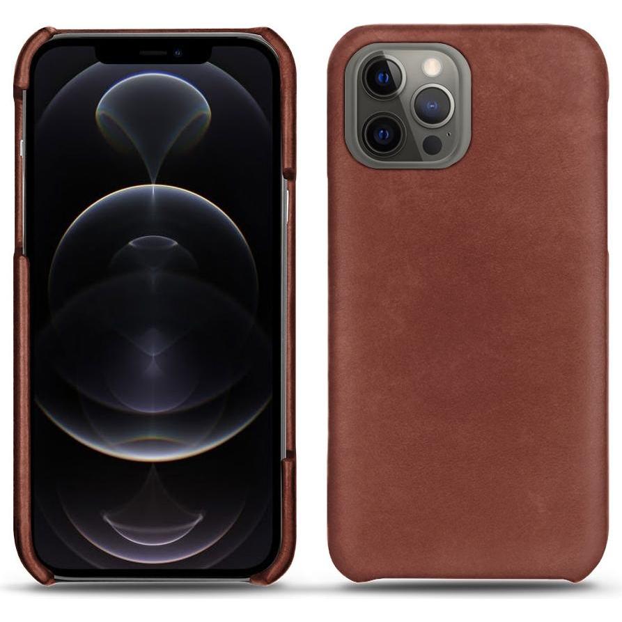 Noreve Lederschutzhülle (Apple iPhone 12 Pro), Smartphone Hülle, Rot