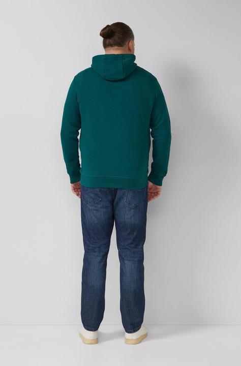 Produktbild s.Oliver Sweatshirt Kapuzenpullover aus Baumwollmix mit Label-Print (4XL)