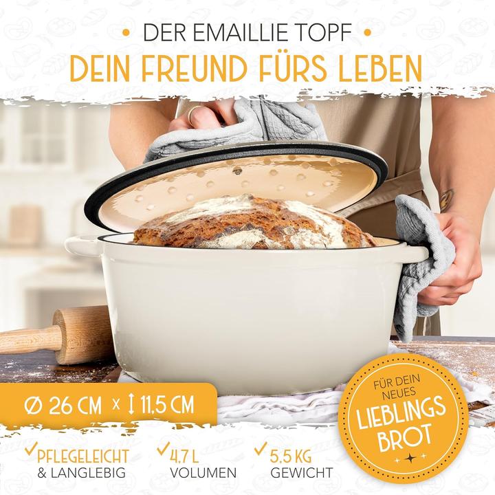 Produktbild Krustenzauber Brotbacktopf mit Gärkorb