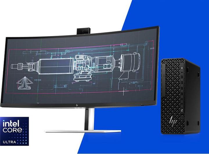 Image du produit HP Z2 SFF G1i Workstation Desktop PC (1000 Go, 32 Go, RTX 2000 Ada)