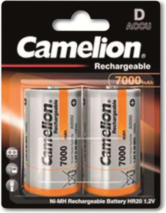 Produktbild Camelion NiMH-Mono-Akku 7000 mAh, 2 Stück (2 Stk., D, 7000 mAh)