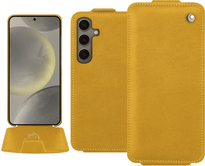 Produktbild Noreve Lederschutzhülle vertikal (Samsung Galaxy S24)