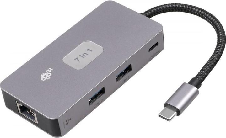 Produktbild Lenovo Adapter HUB USB C (7 in 1) HDMI USB SD/TF RJ45 (2500 Mbps) PD (USB-C, 7 Ports)