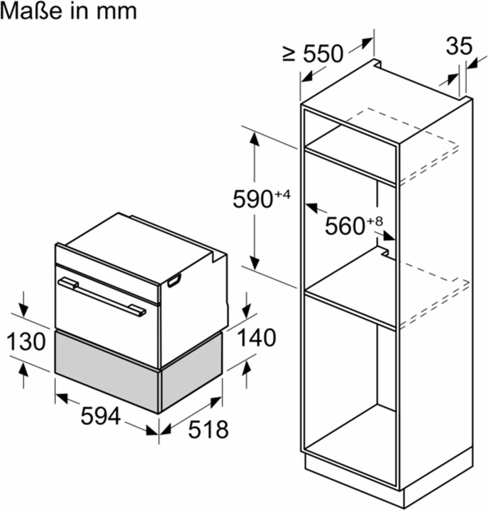 Produktbild Bosch Hausgeräte Wärmeschublade BIC7101B1